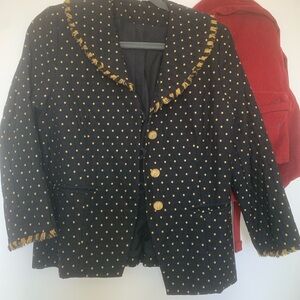 Vintage custom Polka Dot Blazer Jacket